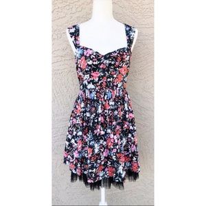 FREE PEOPLE Sunkissed Floral Fit & Flare Dress